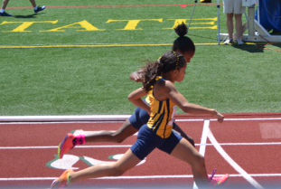 Finish line tie -Kylee and Peyton